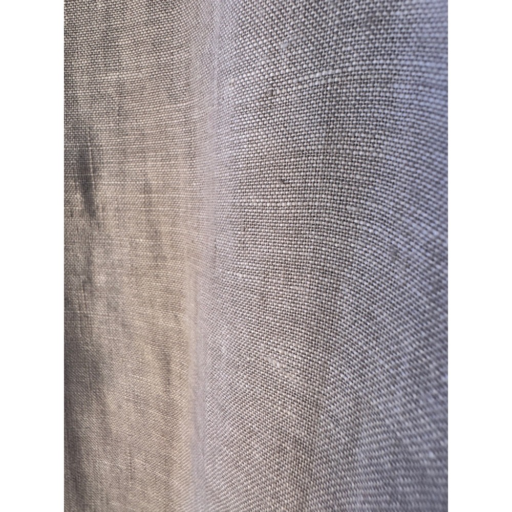 Tahari Womens 100% Linen V-Neck Sleeveless Midi Shift Dress Grey SzS‎ - Picture 2 of 7